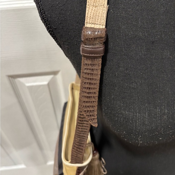 SHARIF VINTAGE LEAF PATCHWORK BAG - Picture 6 of 10